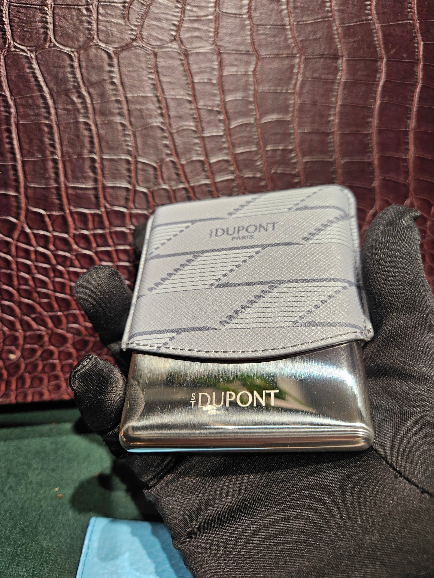 S.T. Dupont Mini Cigars & Cigarettes Case Monogram 1872