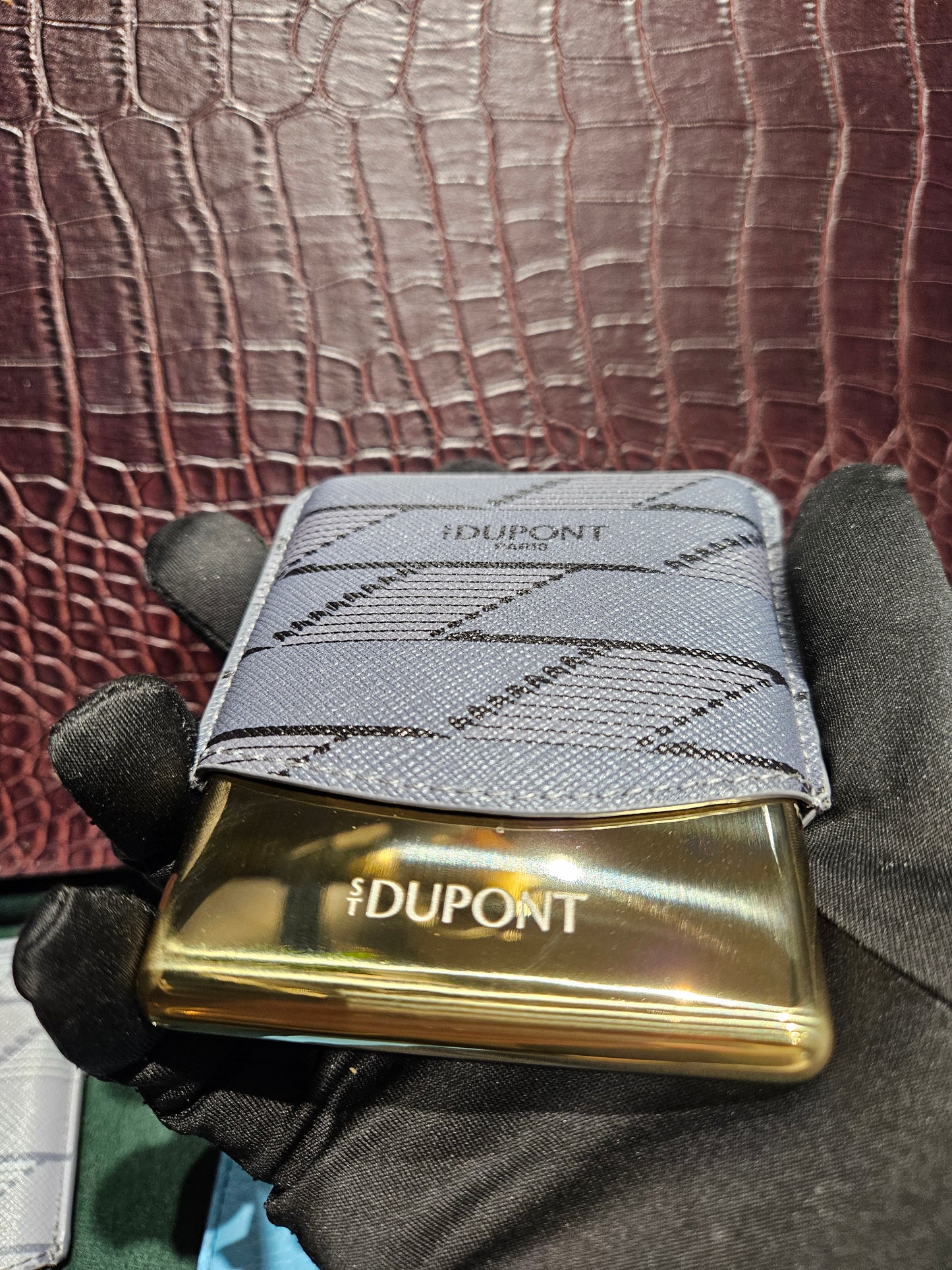 S.T. Dupont Mini Cigars & Cigarettes Case Monogram 1872