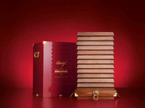 Davidoff The Year of Collector's Edition Cigar Humidor Super Rare Limited Edition