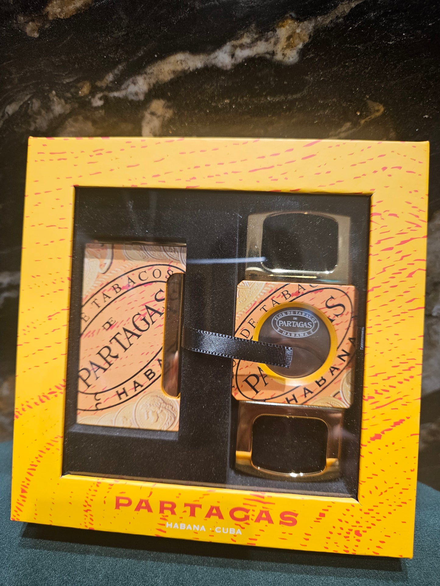 Partagas Cigar Cutter & Lighter Gift Set
