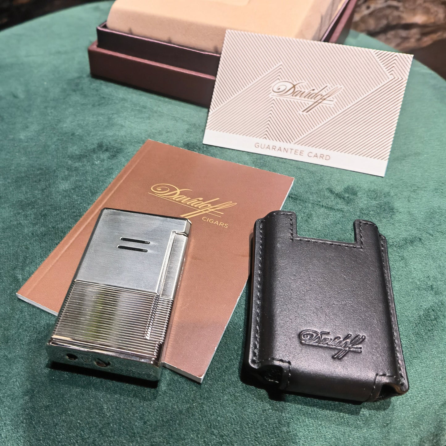 Davidoff Jetflame Lighter Palladium Coated