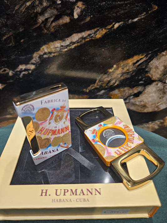 H Upmann Cigar Cutter & Lighter Gift Set