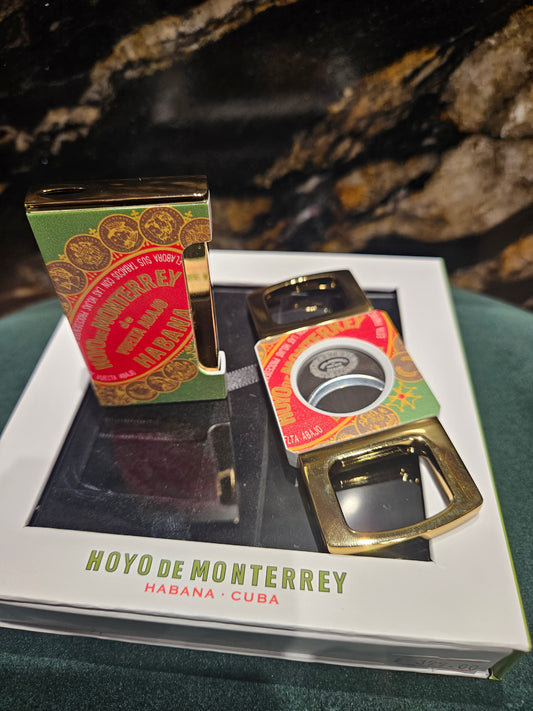 Hoyo De Monterrey Cigar Cutter & Lighter Gift Set