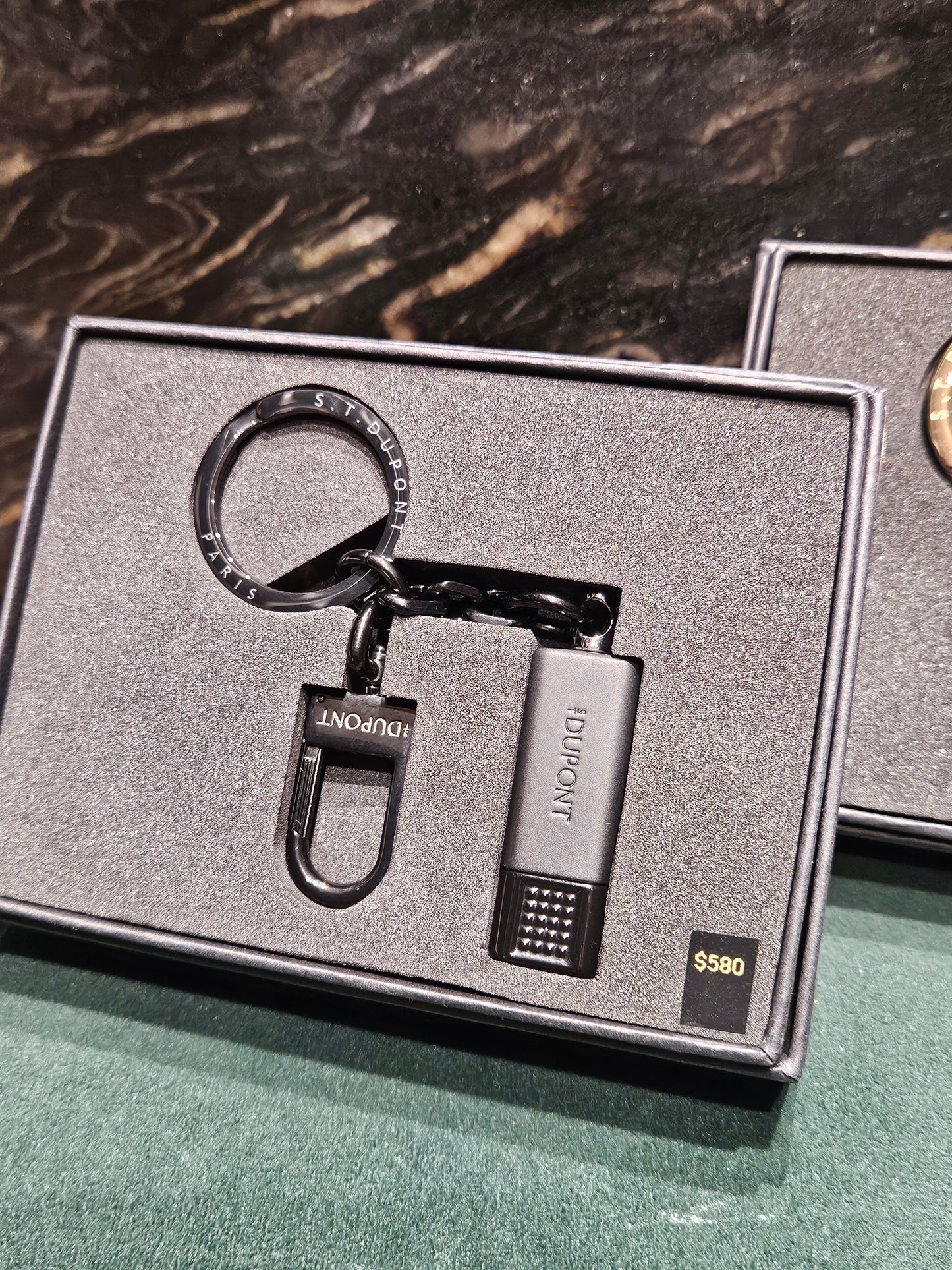 S.T. Dupont Cigar Cutter Double puncher Key Ring