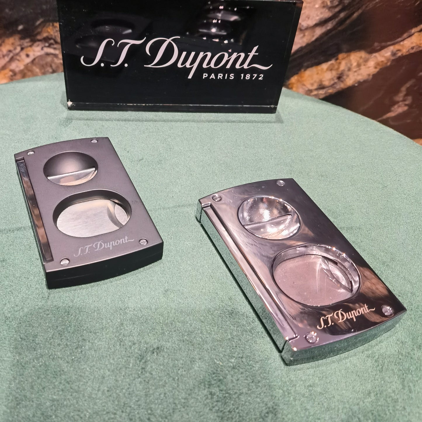 S.T. Dupont Double Blade V-CUT Cigar Cutter