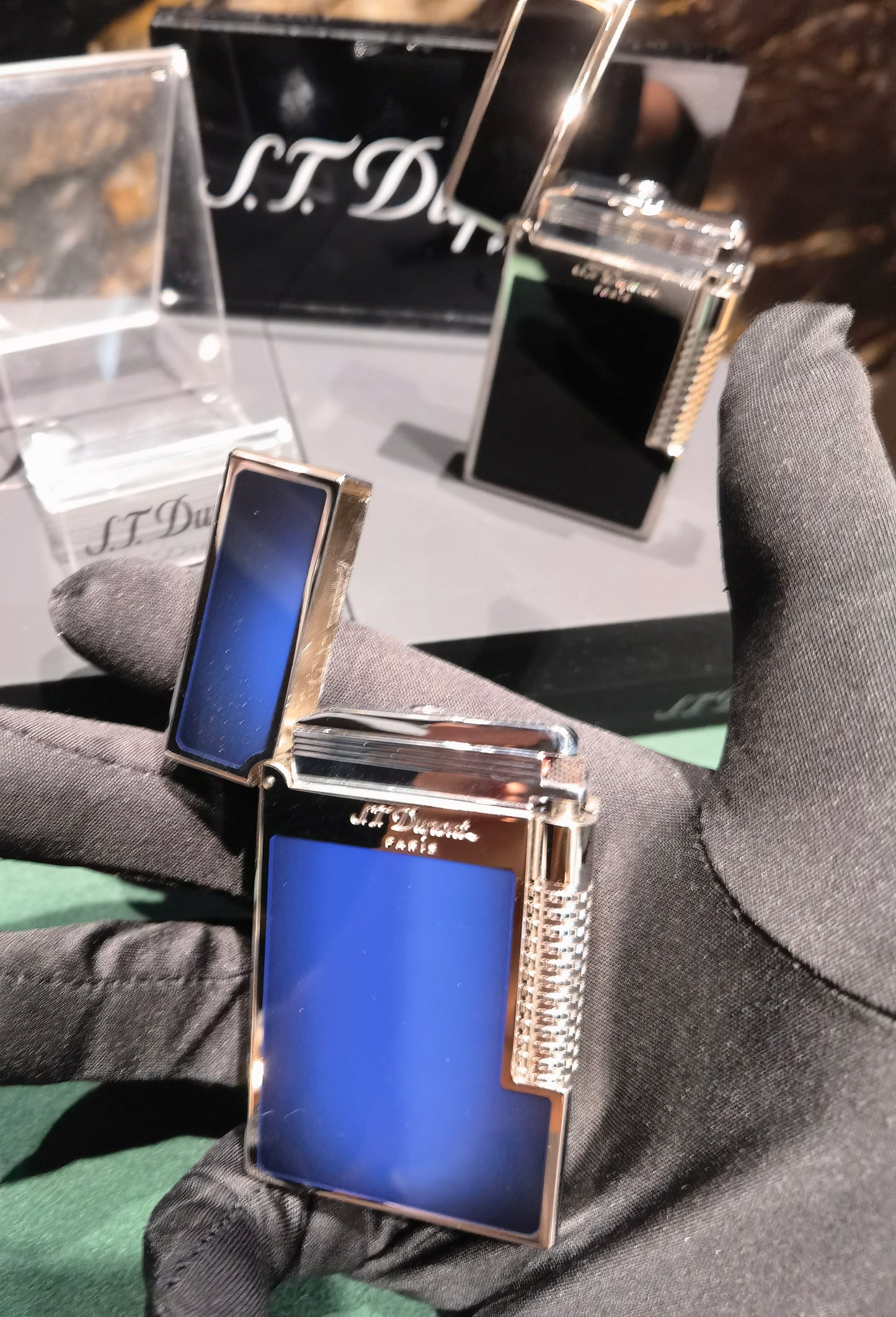 S.T. Dupont Cohiba Le Grand Lighter Palladium