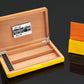 Siglo Stingray Skin Travel Humidor Cigar Case Orange & Yellow